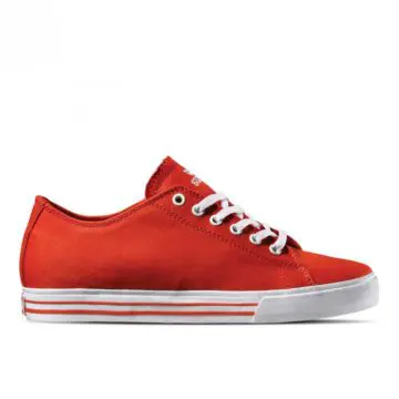 Boty Supra Thunder Low red canvas