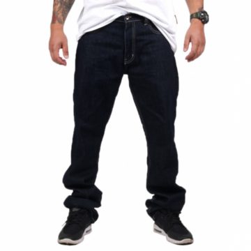 Pánské oblečení |Kalhoty Wu Wear Simple Denim raw blue
