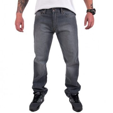 Pánské oblečení |Kalhoty Wu Wear Simple Denim raw grey