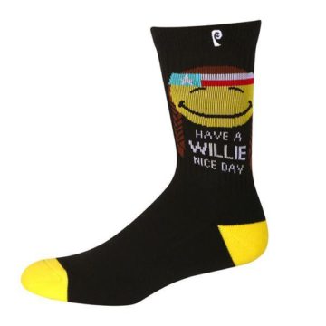 Pánské oblečení |Ponožky Psockadelic Willie Nice black/yellow
