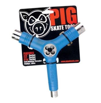 Skate |Nářadí Pig Wheels Tri Socket Threader Tool blue