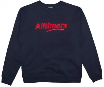 Pánské oblečení |Mikiny Alltimers Embroidered Estate Crew navy