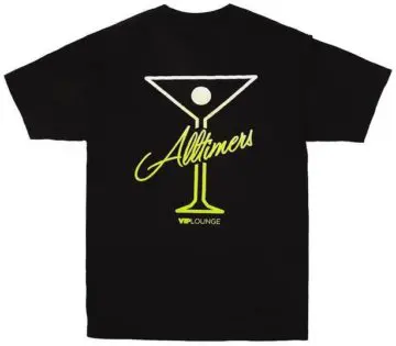 Pánské oblečení |Trička Alltimers Puff Classic Logo Tee black