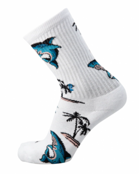 Pánské oblečení |Ponožky Psockadelic Shark Week white