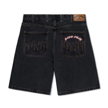 Logo Denim Shorts